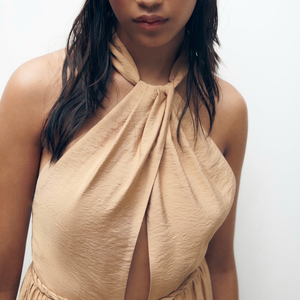Single 🔥Zara limited edition braided style stylish jumpsuit - Picture 2 of 8